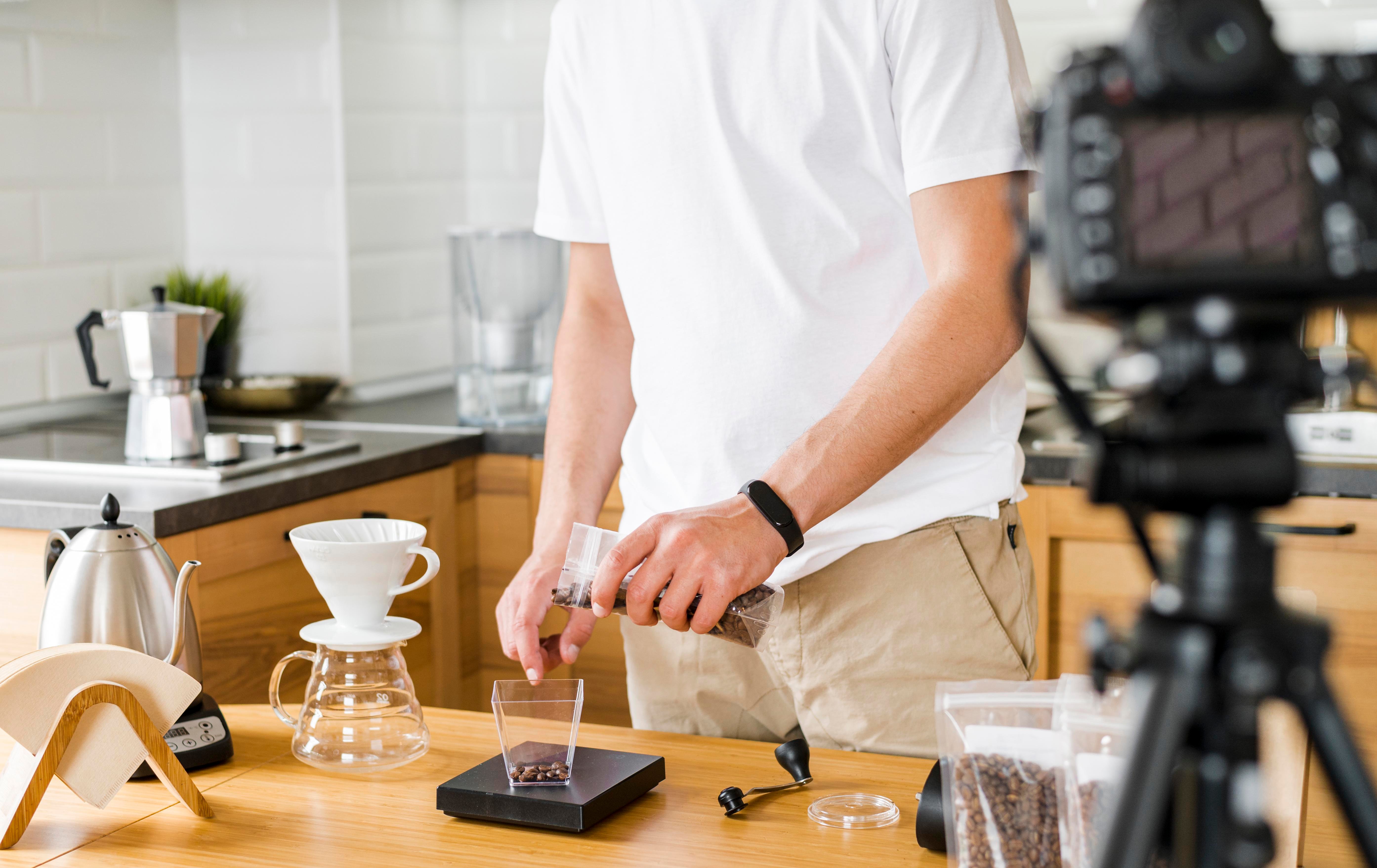 close-up-man-making-coffee